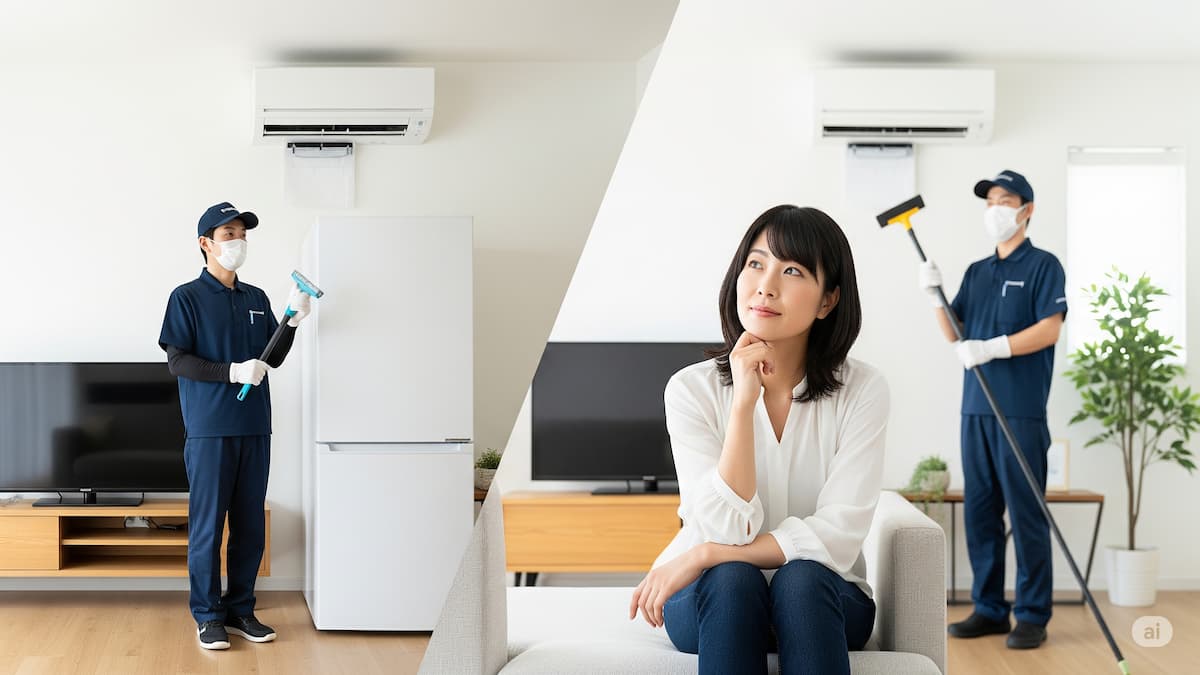 エアコンクリーニングをメーカーに頼む？業者との違いと選び方