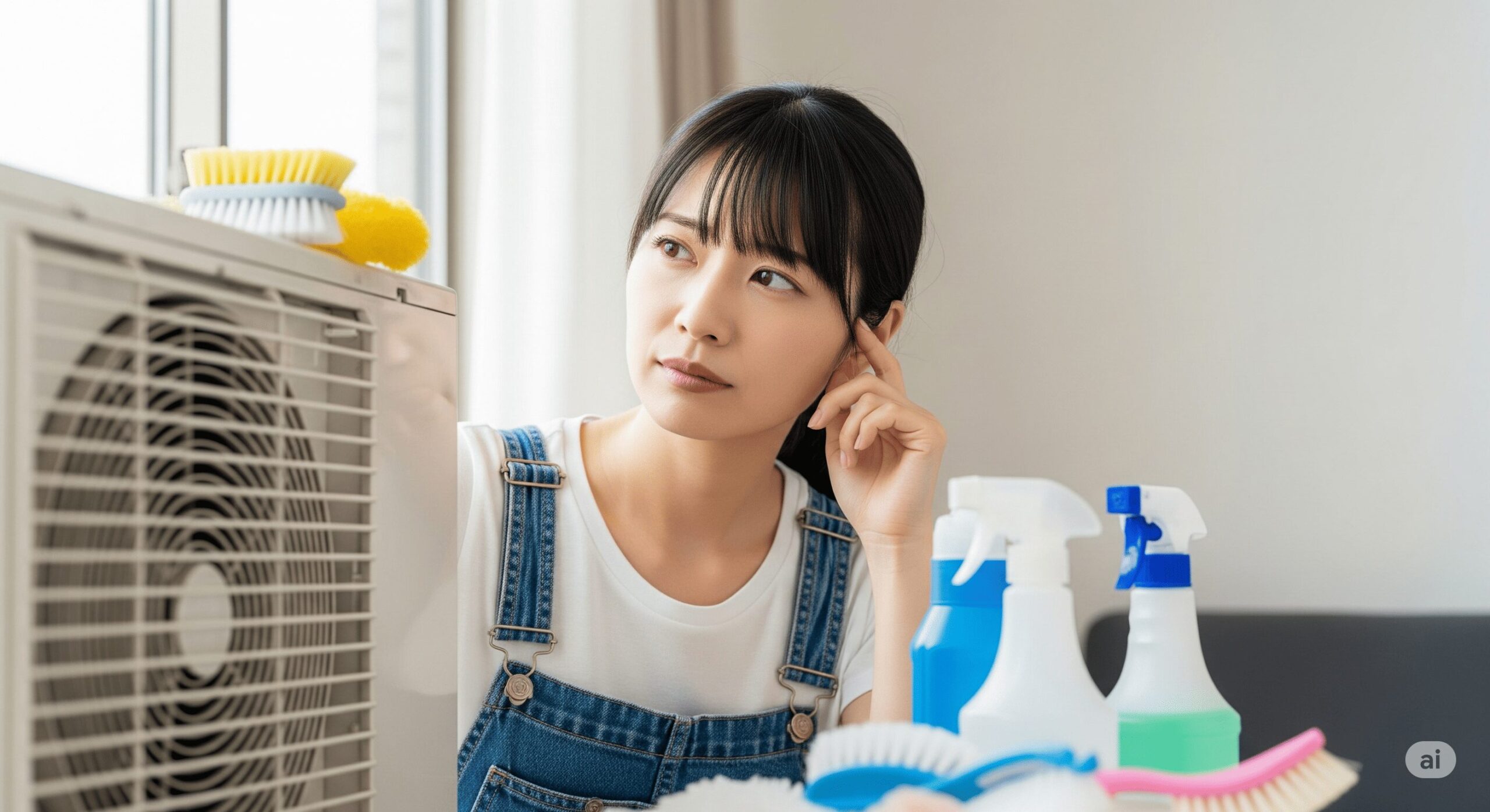 エアコン掃除にキッチンハイターは危険？安全な使い方と代替洗剤