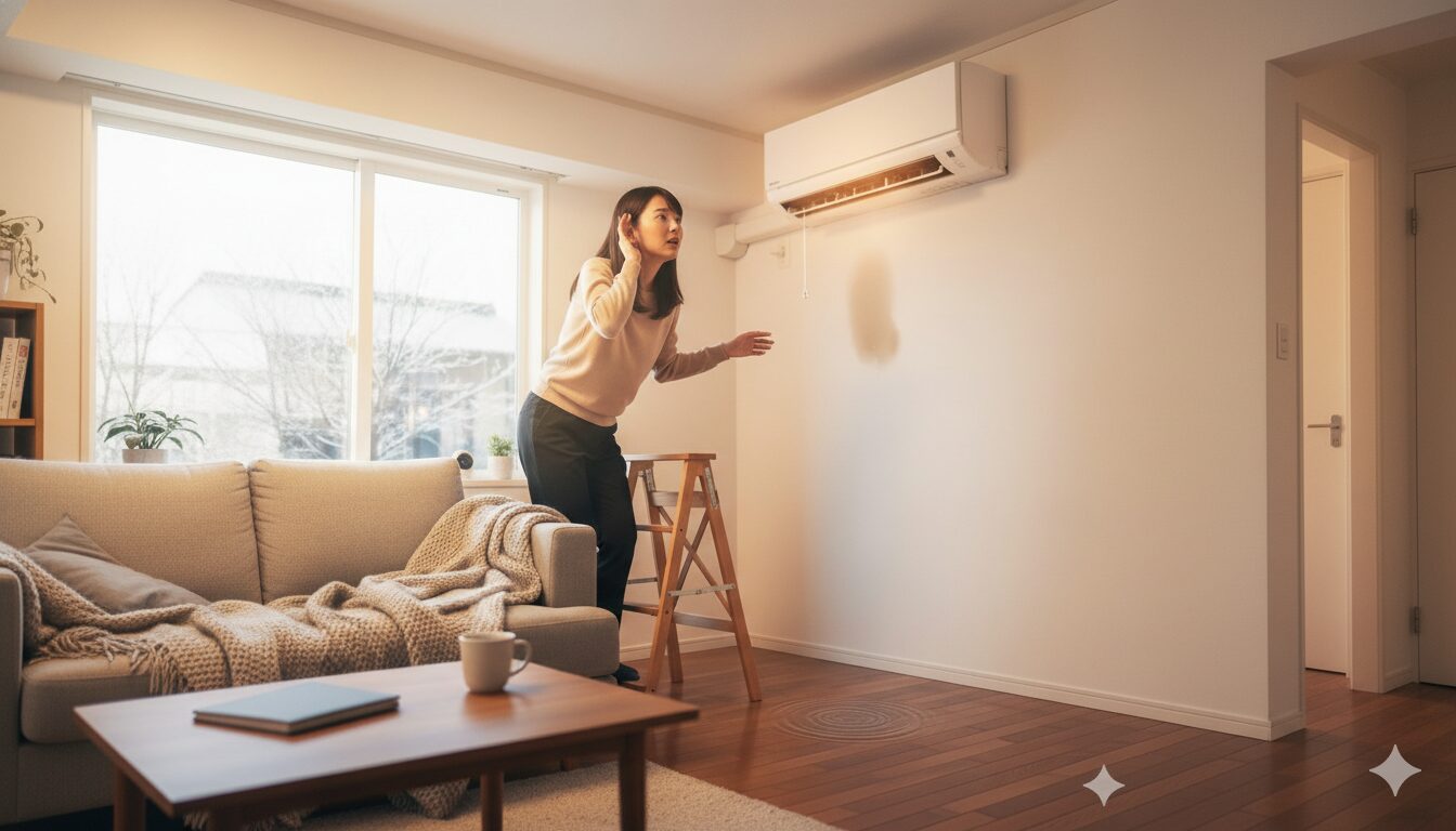 暖房でエアコンからポタポタ音？原因と対処法まとめ